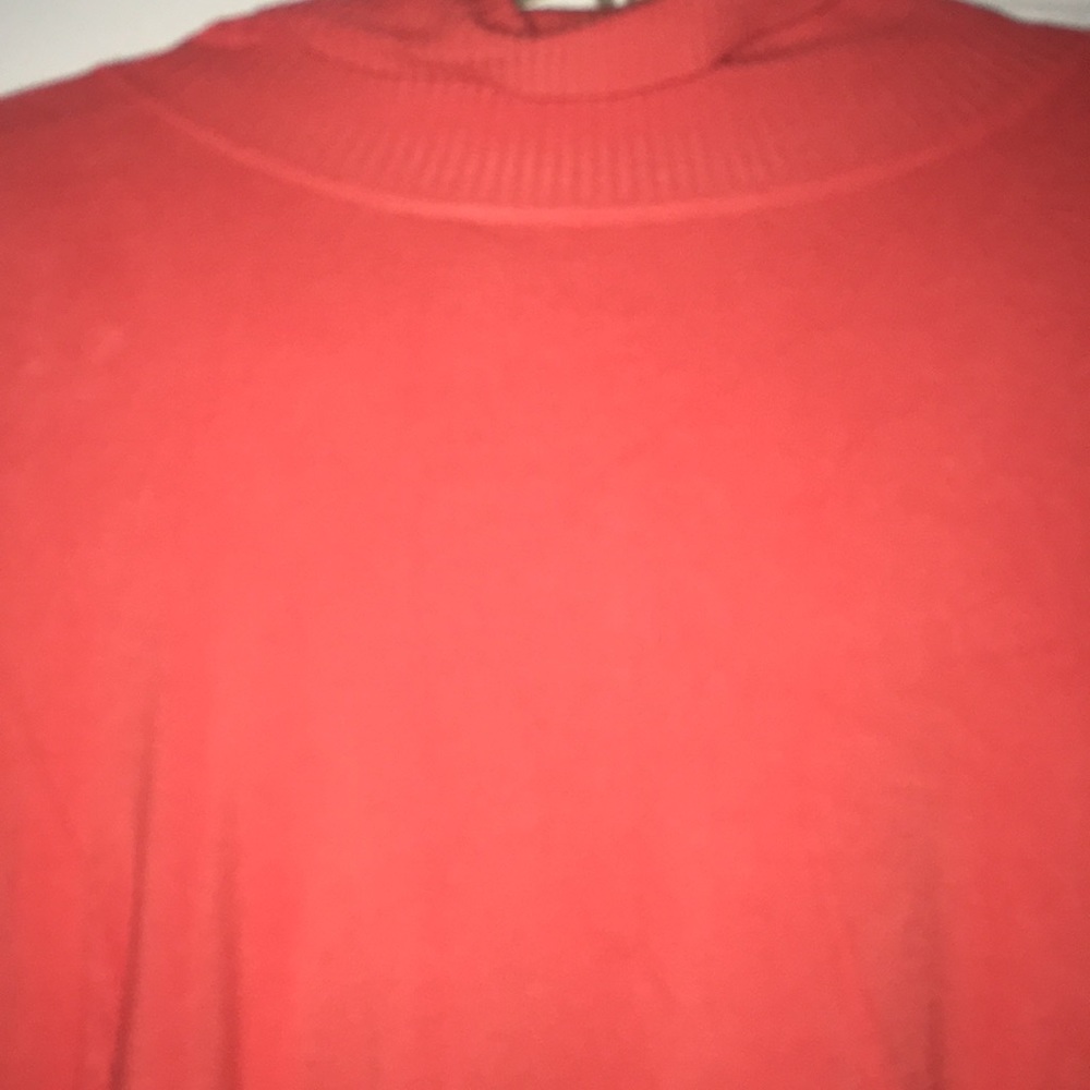 Orange Long Sleeved Turtleneck